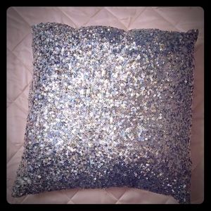 Victoria Secret sequin throw pillow